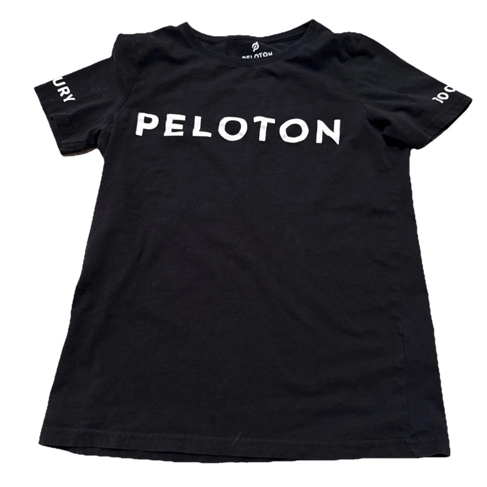 Peloton women’s  Black Logo Tee size XS